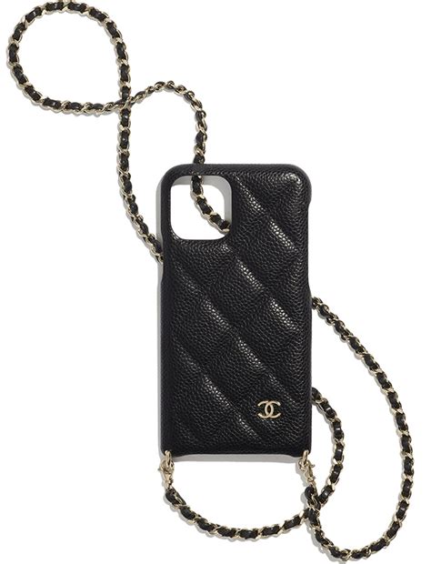 chanel bag phone|chanel phone case with chain.